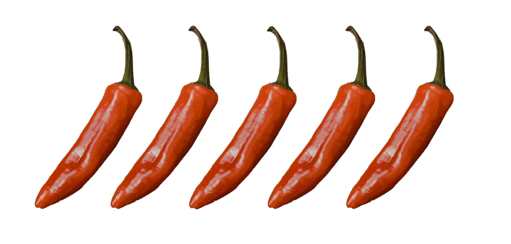 5 star hot chilli flavour